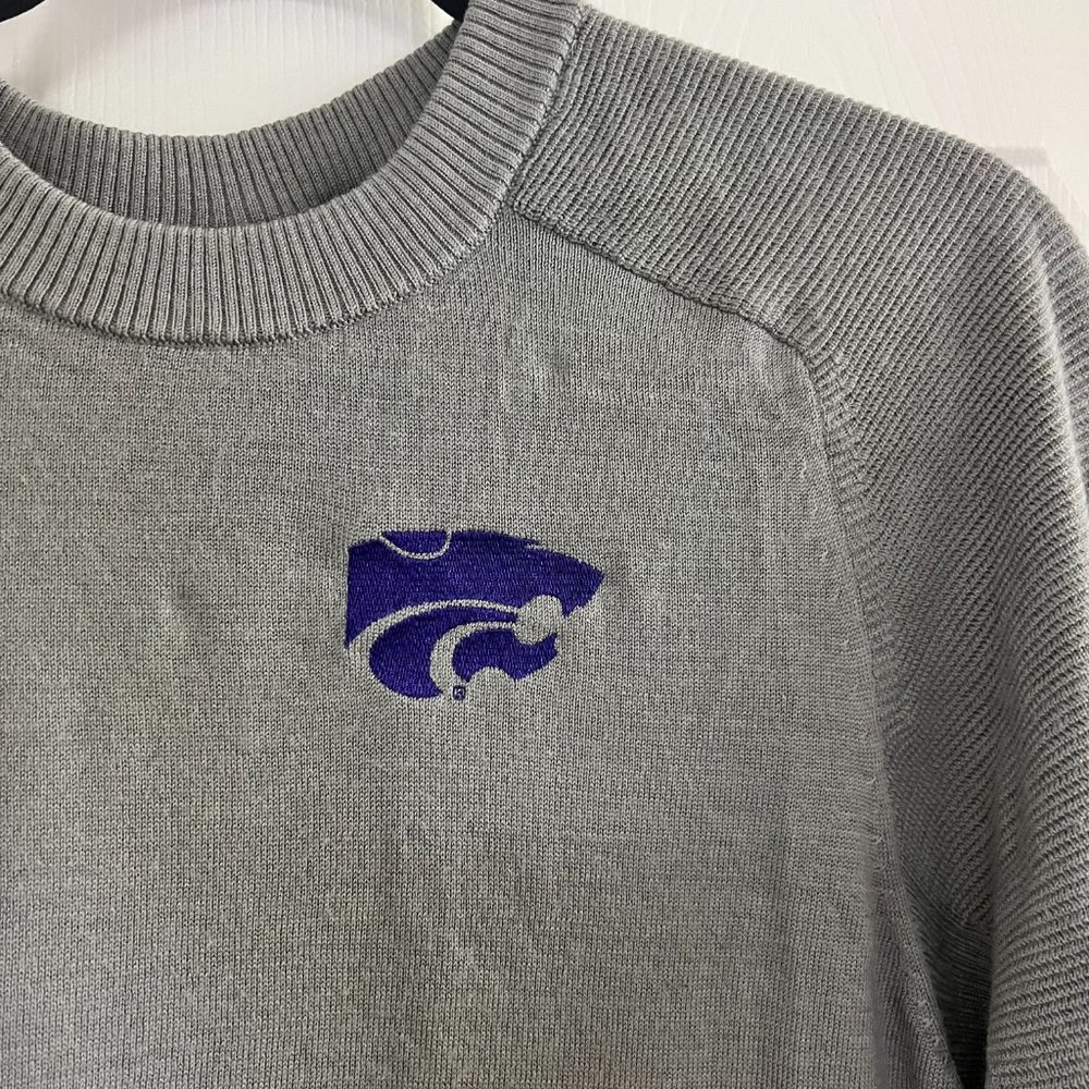 EUC Nike Men's Tiger Woods Crewneck Knit Golf Sweater Grey Sz Men's SM